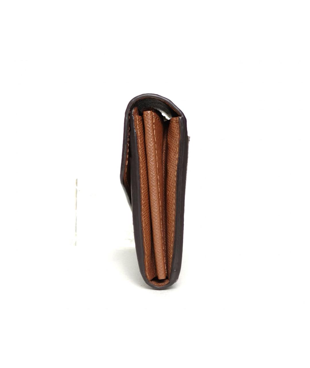 LOUIS VUITTON Коричневый кошелек, фото 3