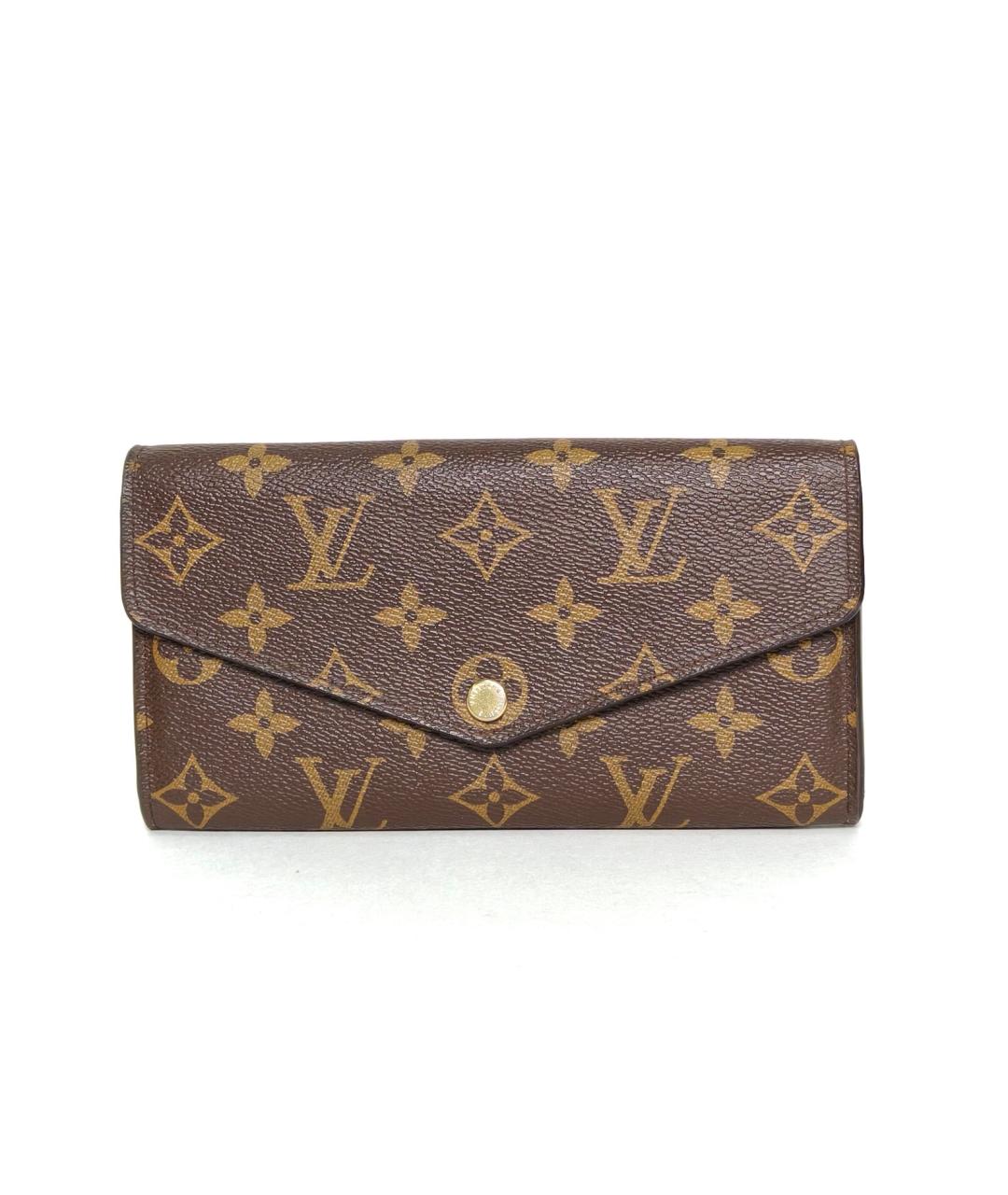 LOUIS VUITTON Коричневый кошелек, фото 2