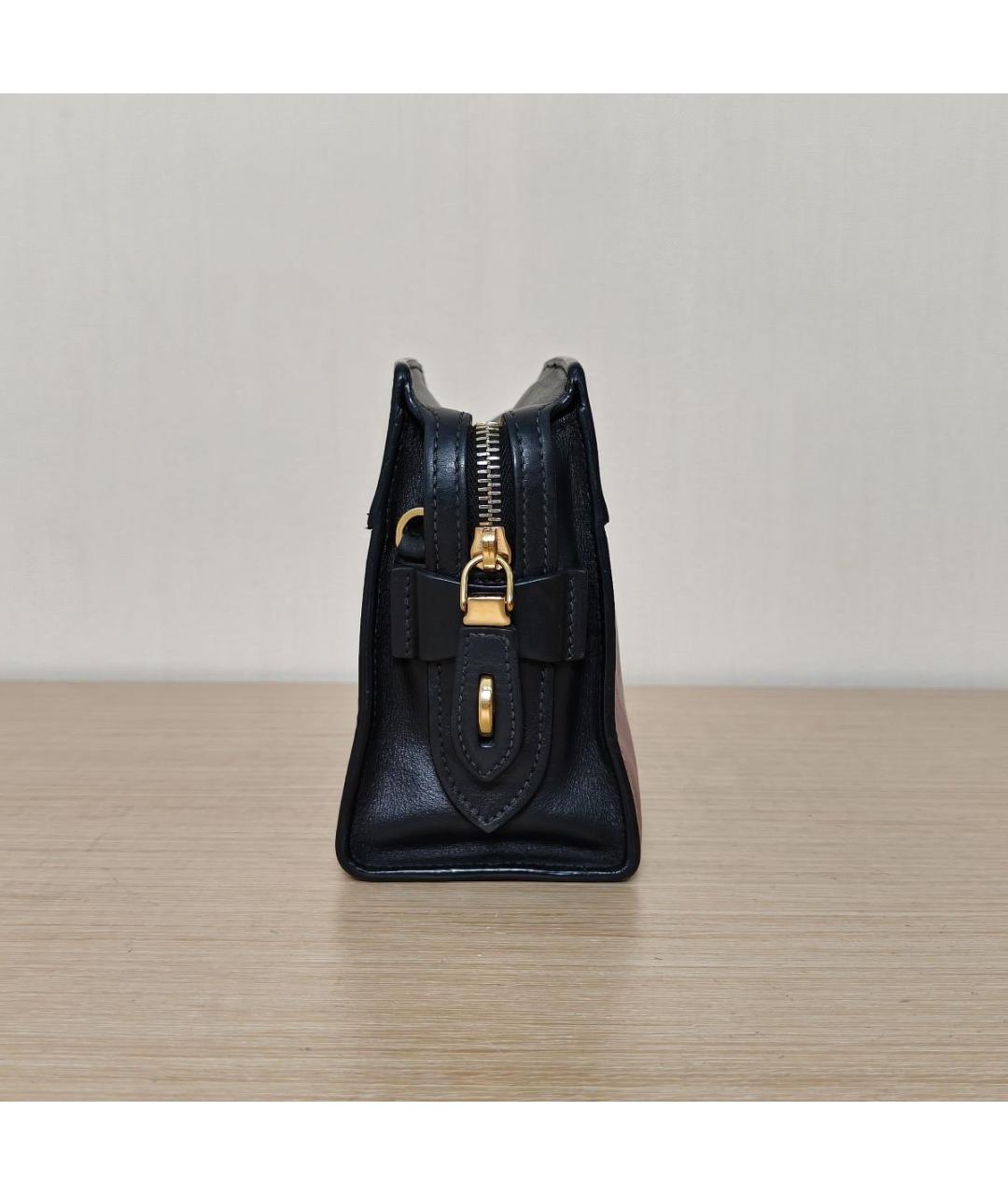 PRADA Бордовая кожаная сумка через плечо, фото 5