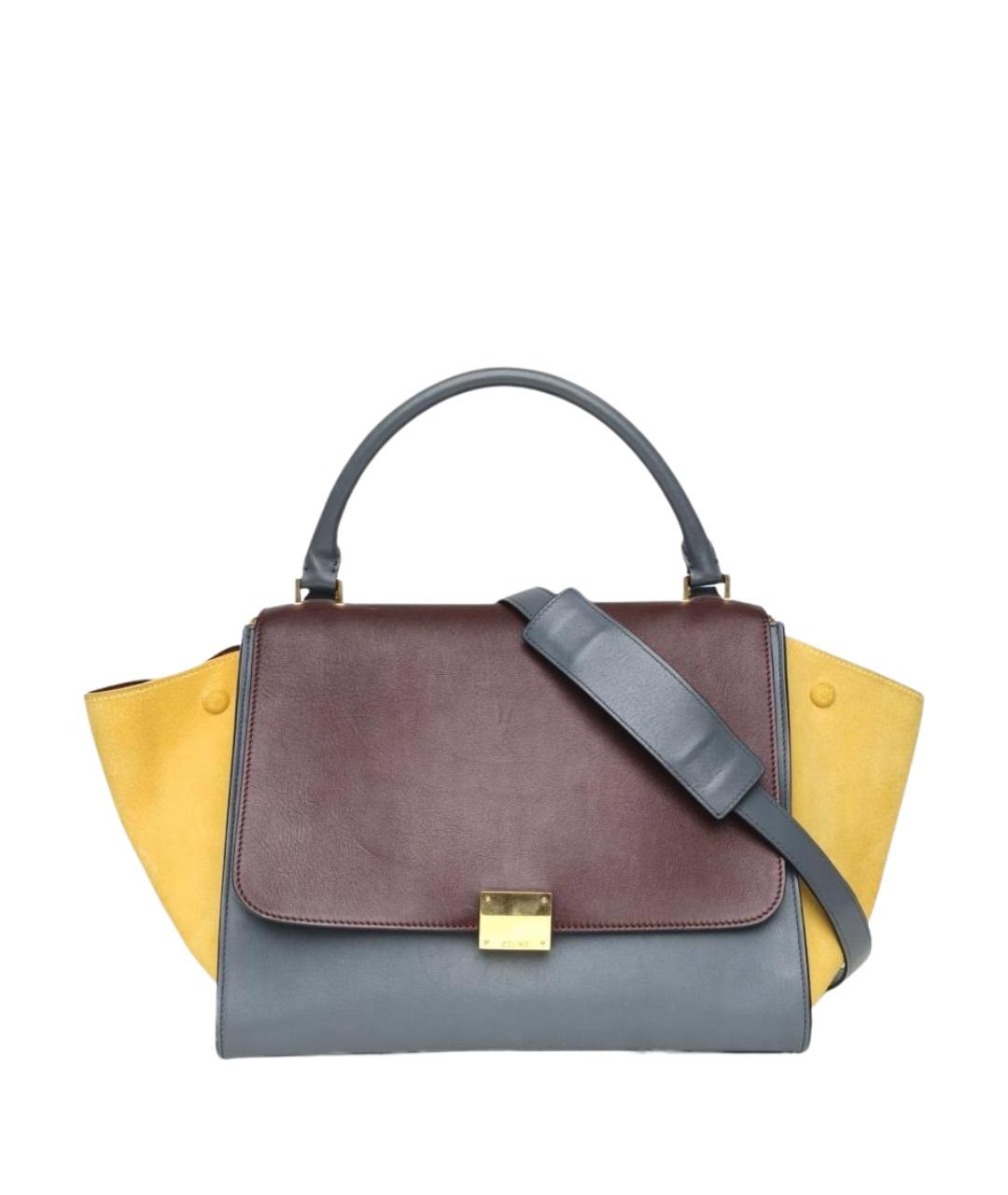 CELINE Мульти кожаная сумка с короткими ручками, фото 1