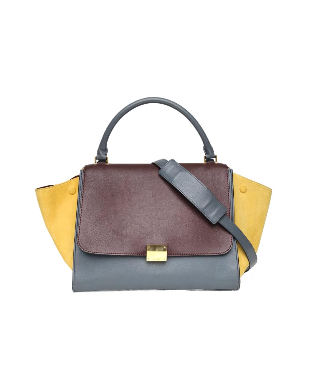 CELINE Мульти кожаная сумка с короткими ручками, фото 10