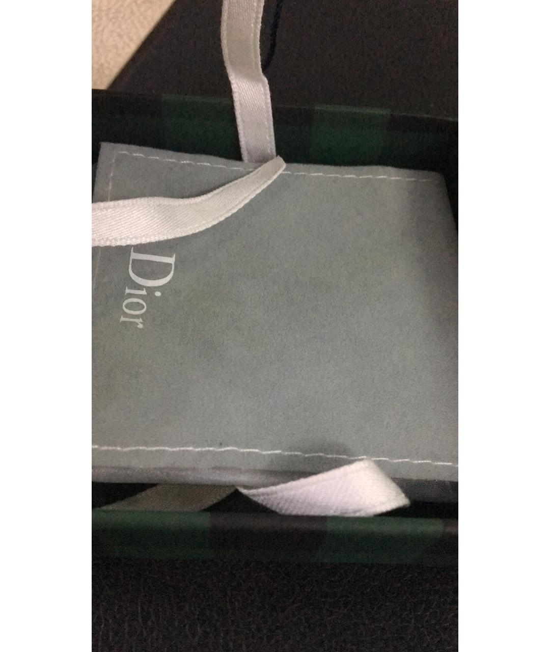 CHRISTIAN DIOR Золотые металлические серьги, фото 9