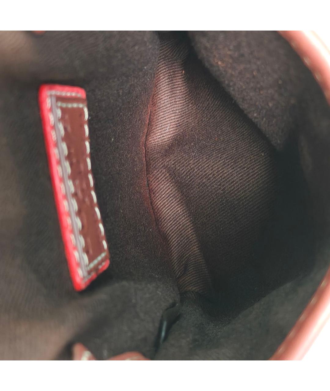 LOEWE Коричневая замшевая сумка через плечо, фото 8