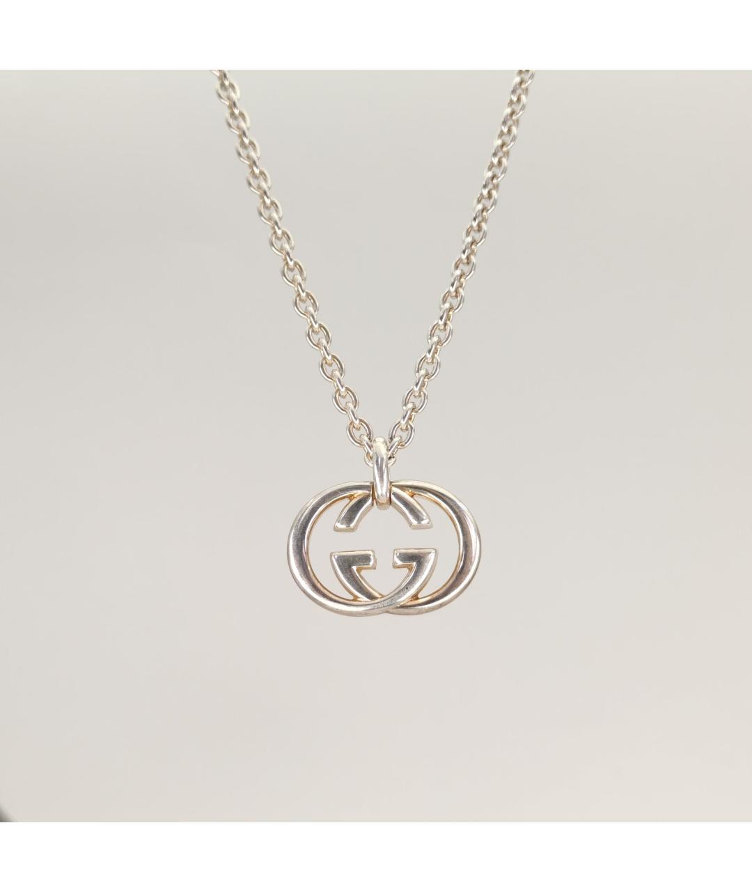 GUCCI Серебряная серебряная подвеска, фото 3