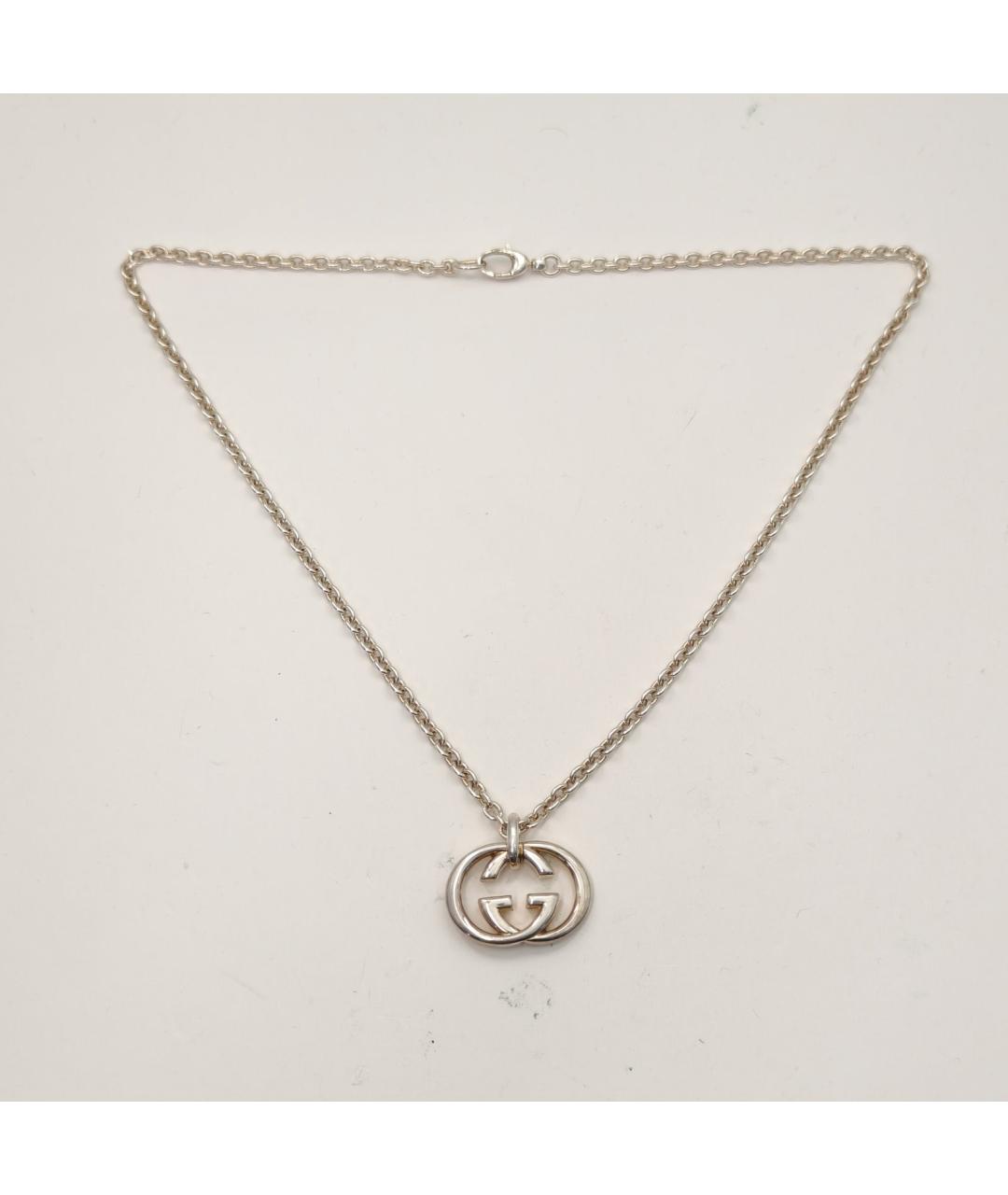 GUCCI Серебряная серебряная подвеска, фото 7