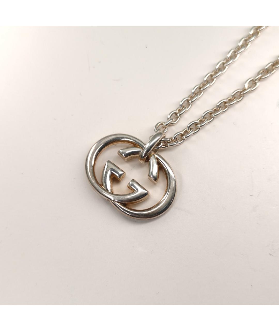 GUCCI Серебряная серебряная подвеска, фото 4