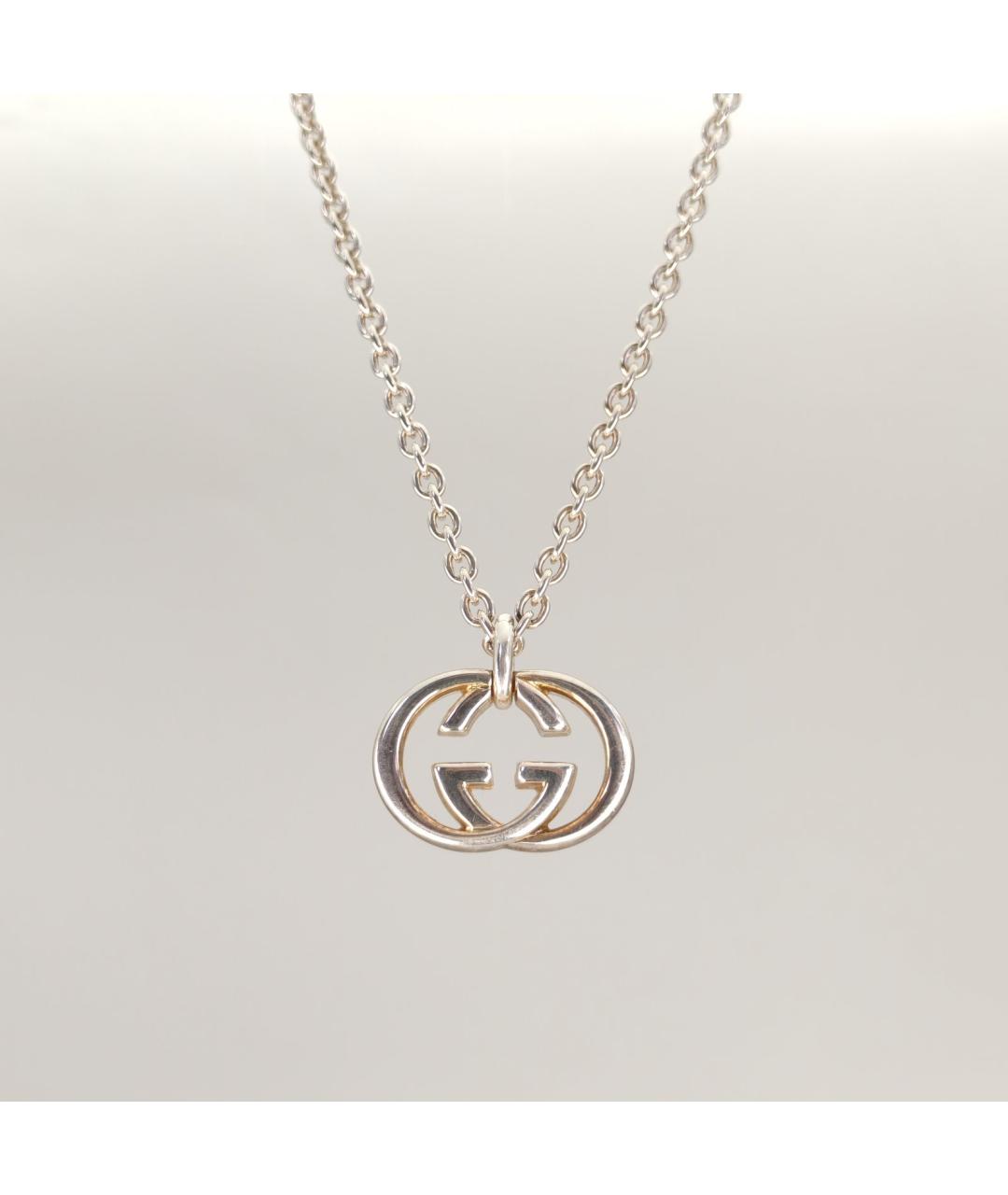 GUCCI Серебряная серебряная подвеска, фото 2