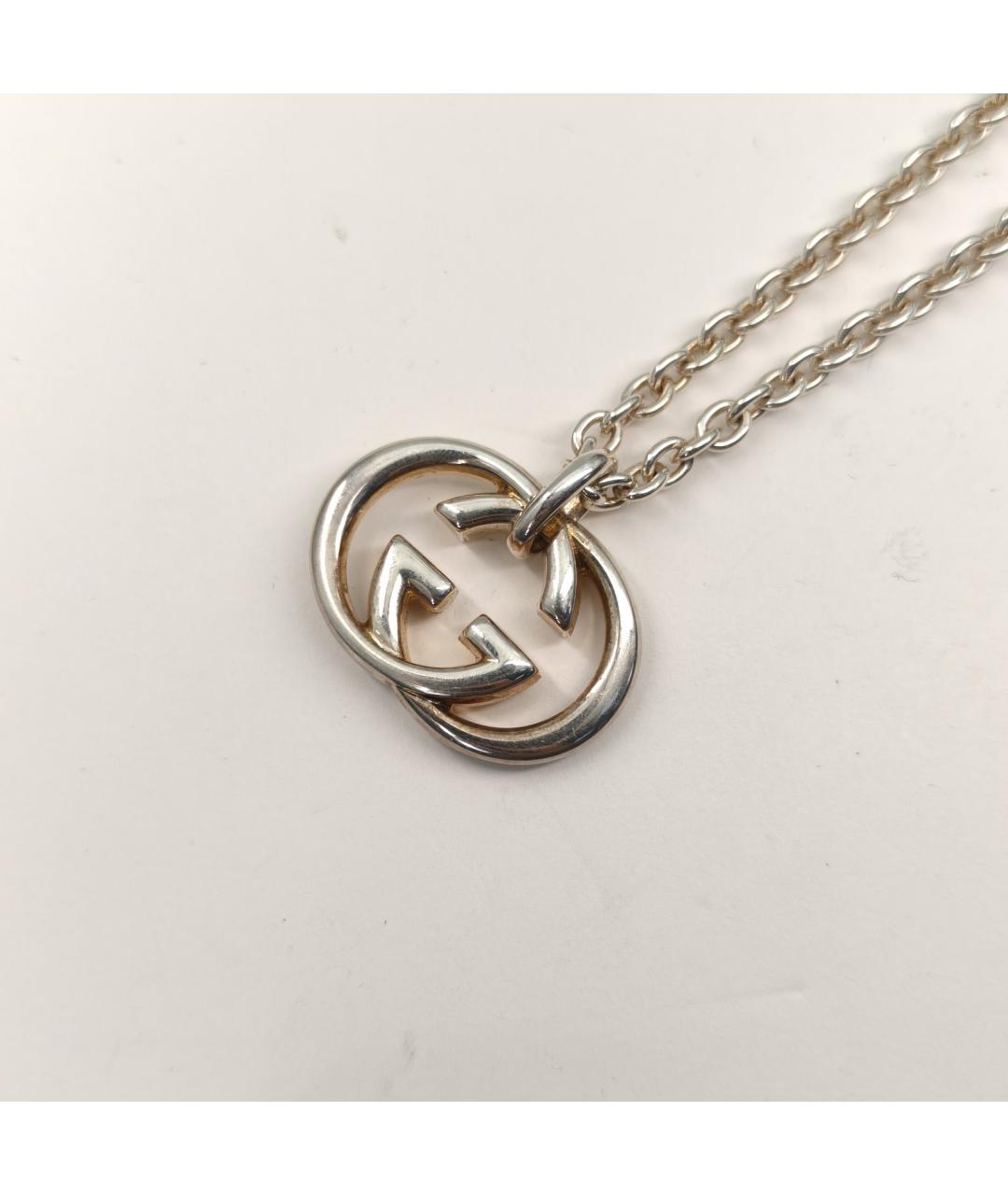 GUCCI Серебряная серебряная подвеска, фото 5