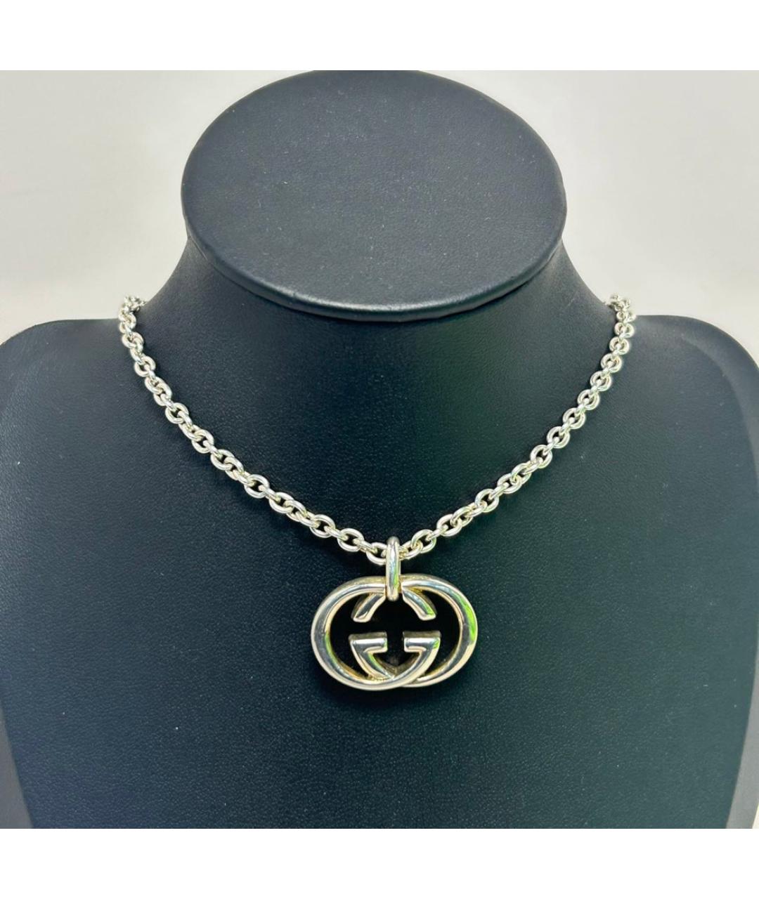 GUCCI Серебряная серебряная подвеска, фото 8