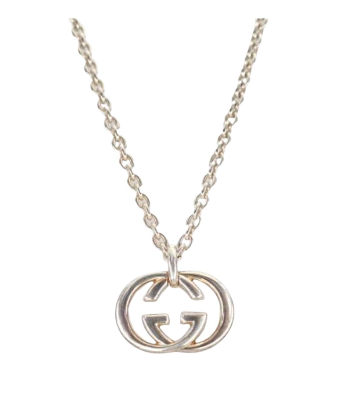 GUCCI Серебряная серебряная подвеска, фото 1