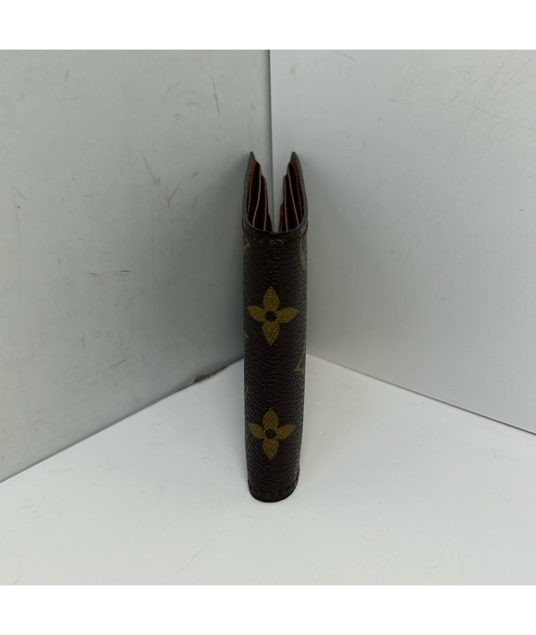 LOUIS VUITTON Коричневый кошелек, фото 8