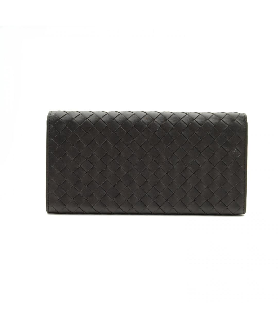BOTTEGA VENETA Коричневый кожаный кошелек, фото 4