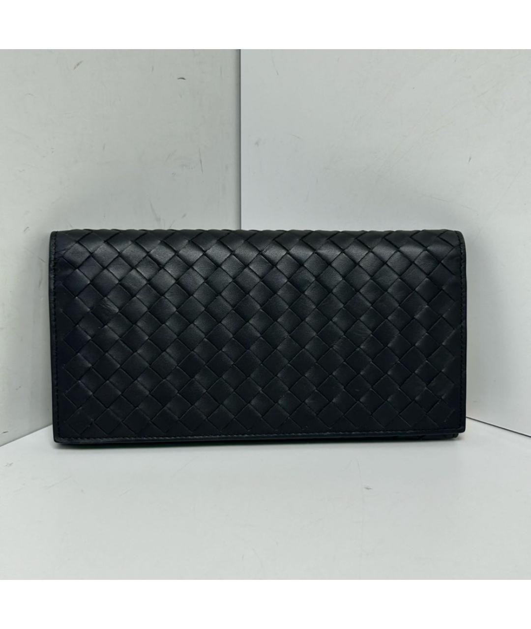 BOTTEGA VENETA Коричневый кожаный кошелек, фото 9