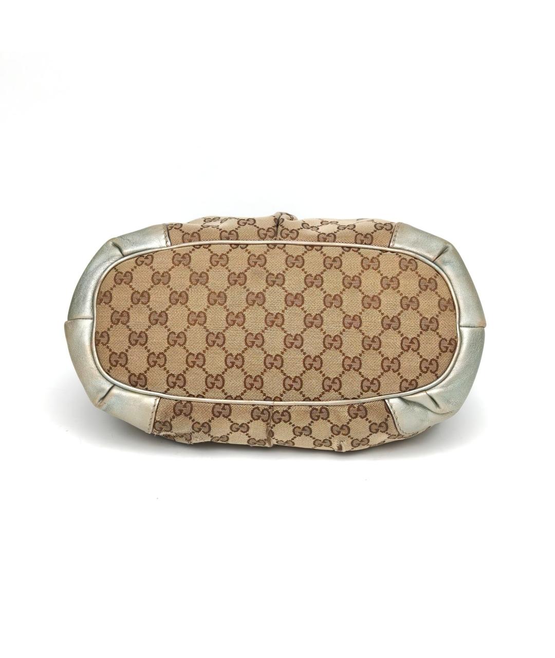 GUCCI Бежевая сумка с короткими ручками, фото 6