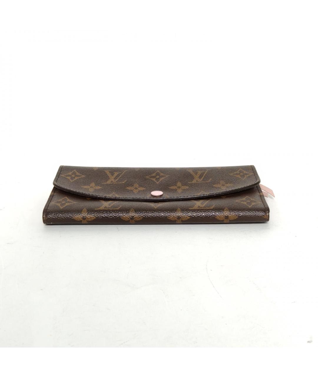 LOUIS VUITTON Коричневый кошелек, фото 6