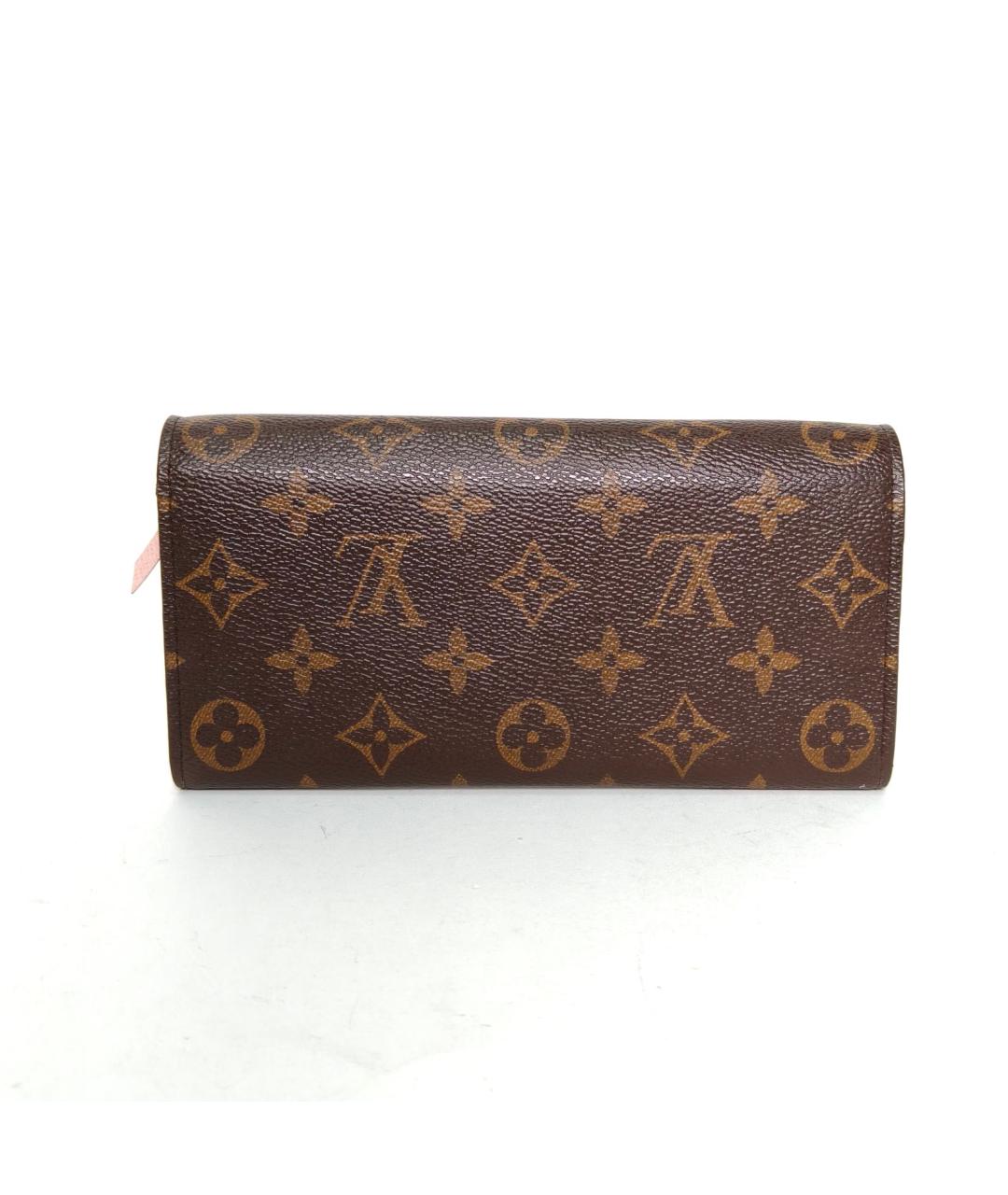 LOUIS VUITTON Коричневый кошелек, фото 4