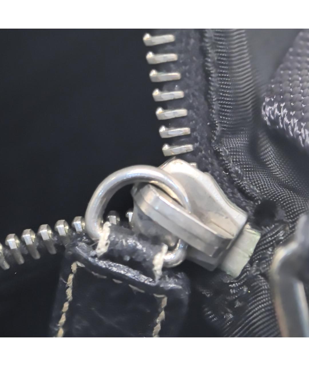 PRADA Черная тканевая сумка через плечо, фото 9