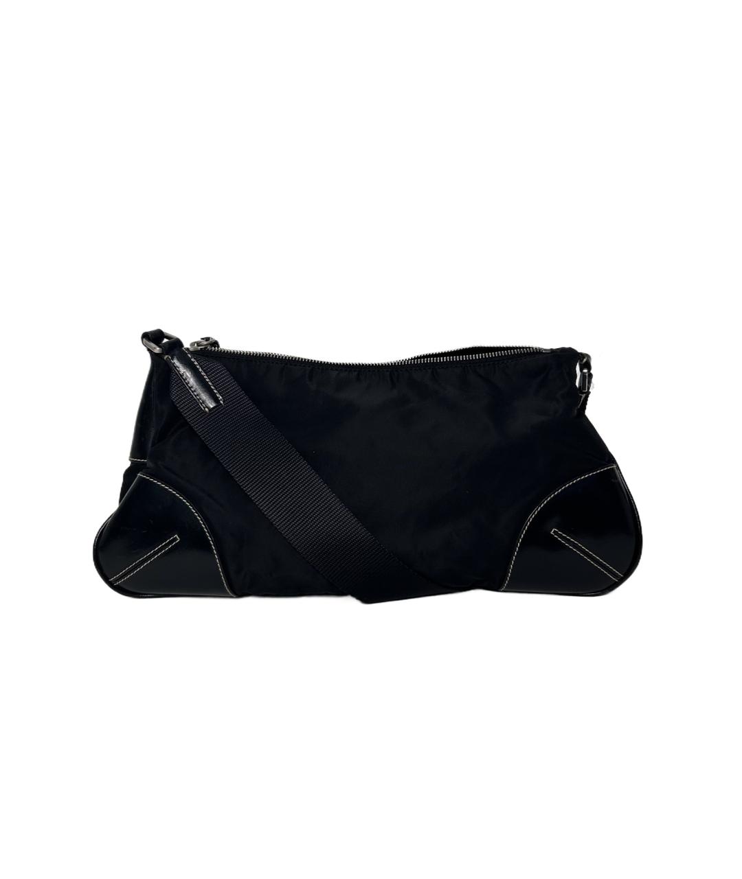 PRADA Черная тканевая сумка через плечо, фото 10