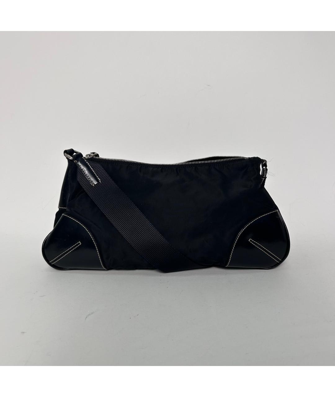 PRADA Черная тканевая сумка через плечо, фото 2