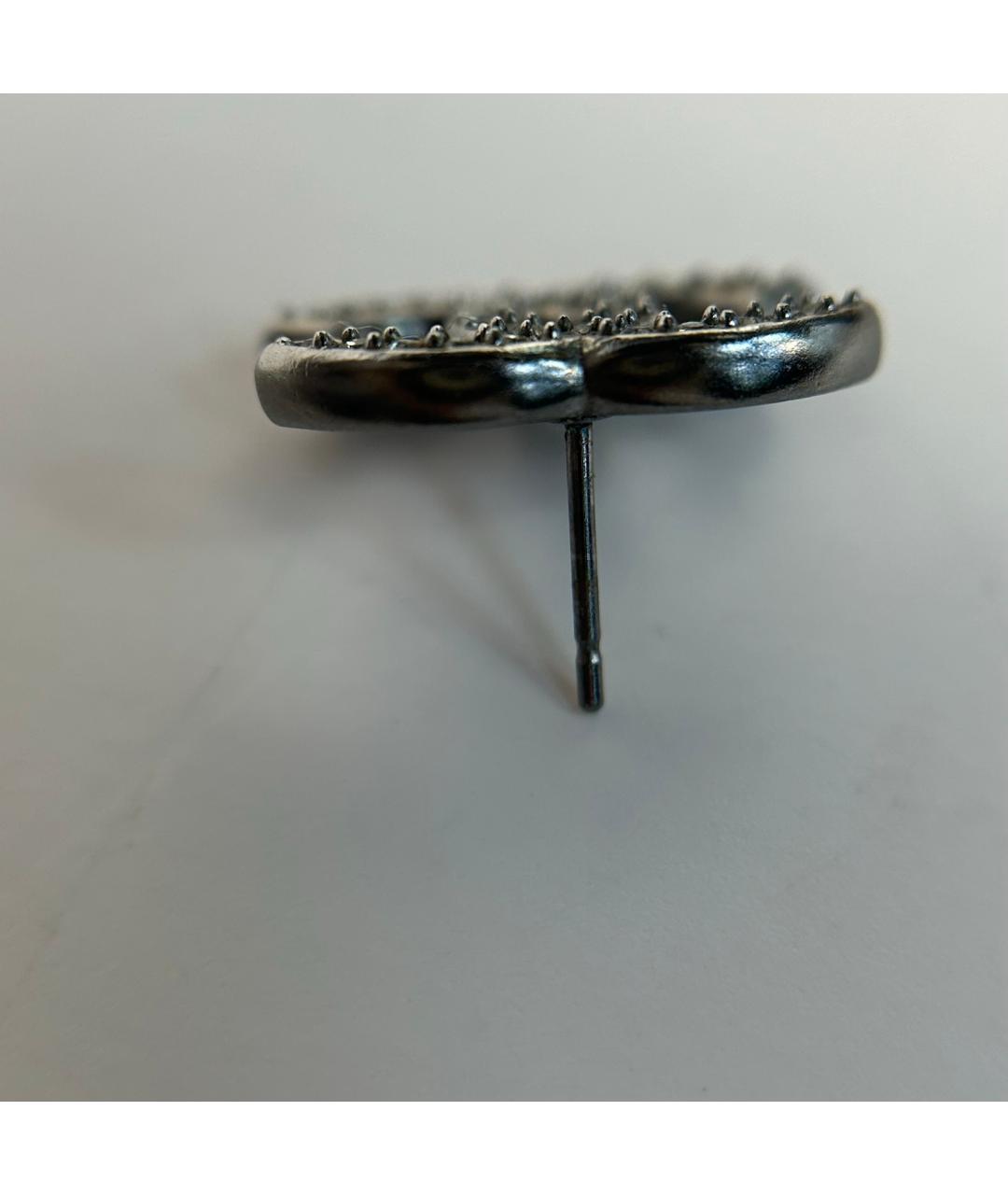 CHANEL Серебряные металлические серьги, фото 7