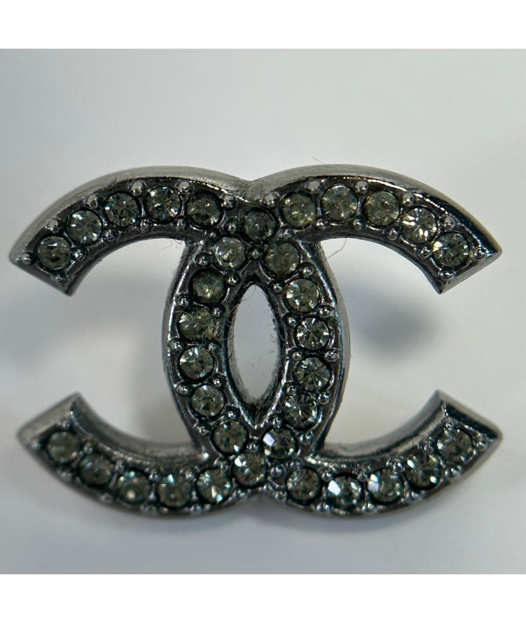 CHANEL Серебряные металлические серьги, фото 8