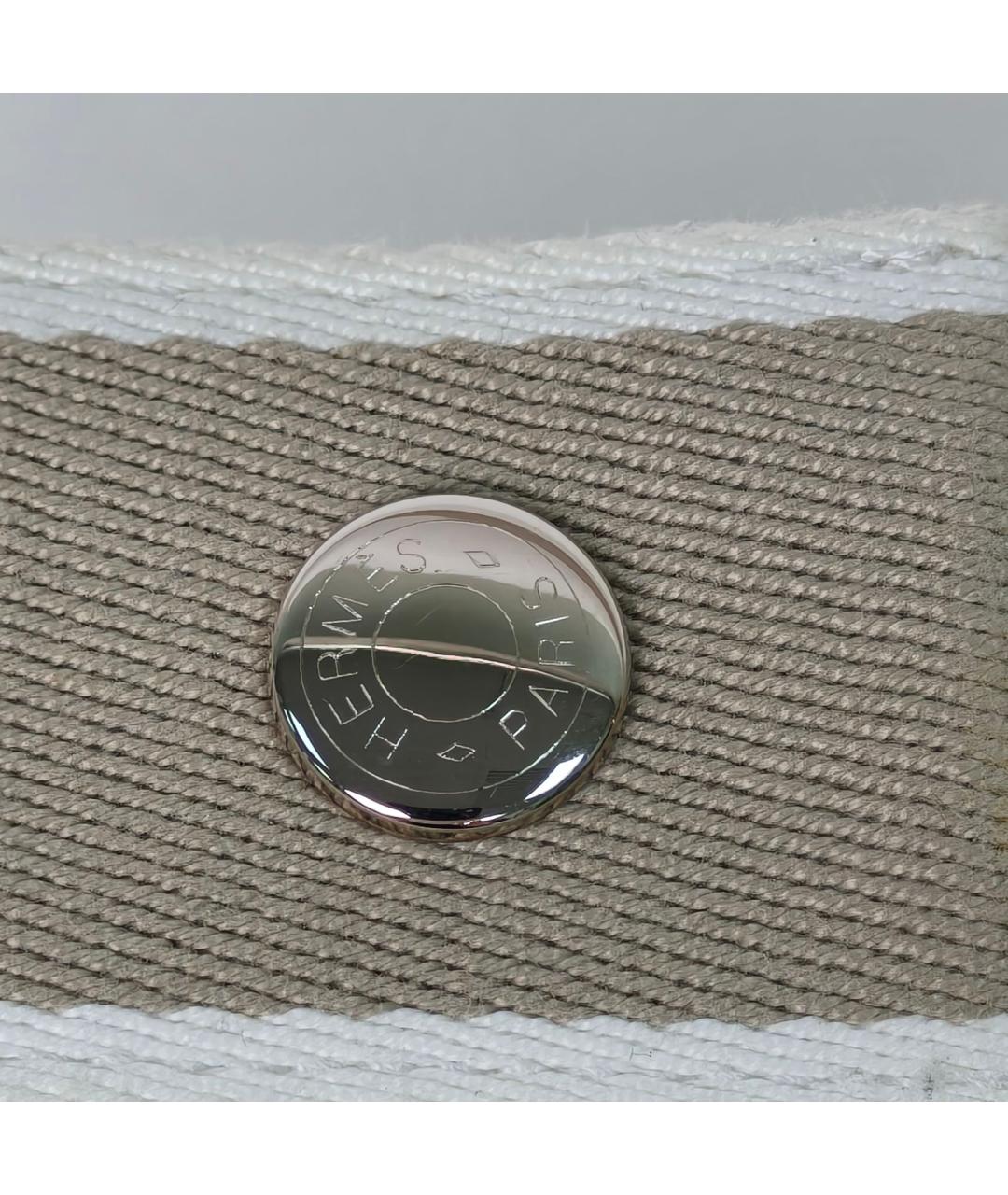 HERMES Бежевая косметичка, фото 6