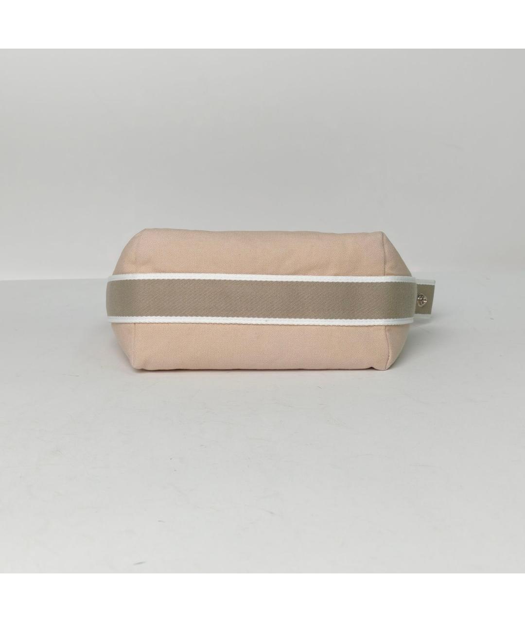 HERMES Бежевая косметичка, фото 9