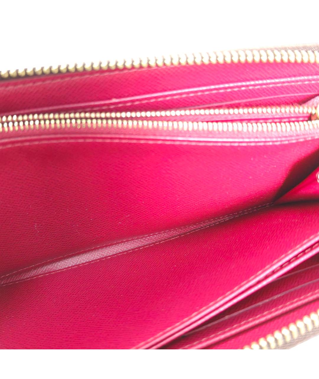 LOUIS VUITTON Коричневый кошелек, фото 7