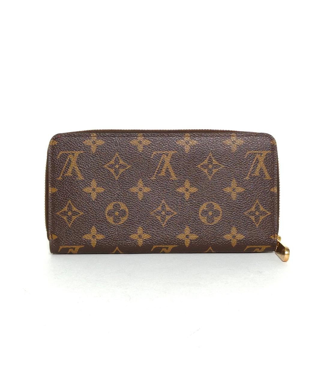 LOUIS VUITTON Коричневый кошелек, фото 3