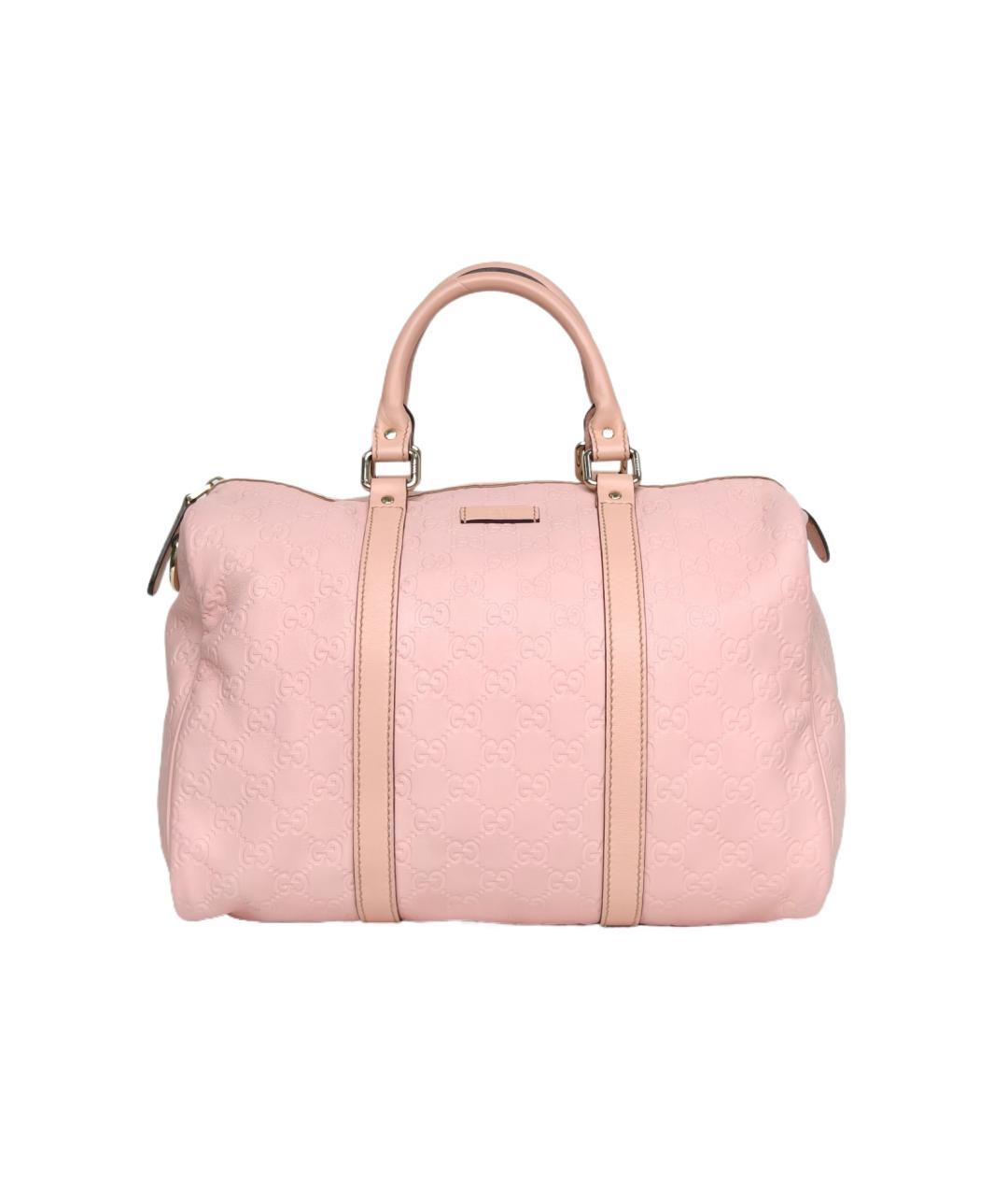 GUCCI Розовая кожаная сумка с короткими ручками, фото 10