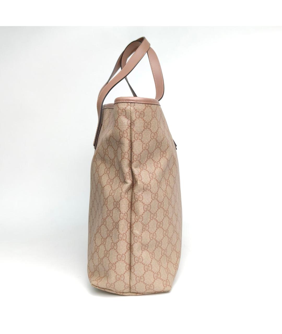 GUCCI Бежевая сумка с короткими ручками, фото 3