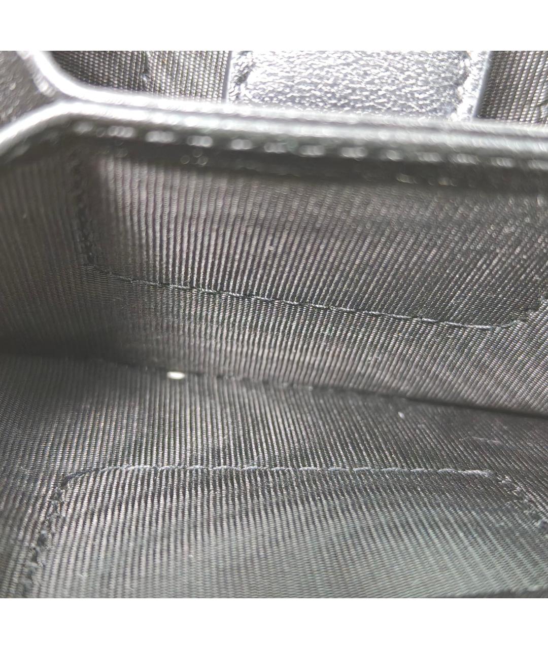 CHRISTIAN DIOR Черный кожаный кошелек, фото 7