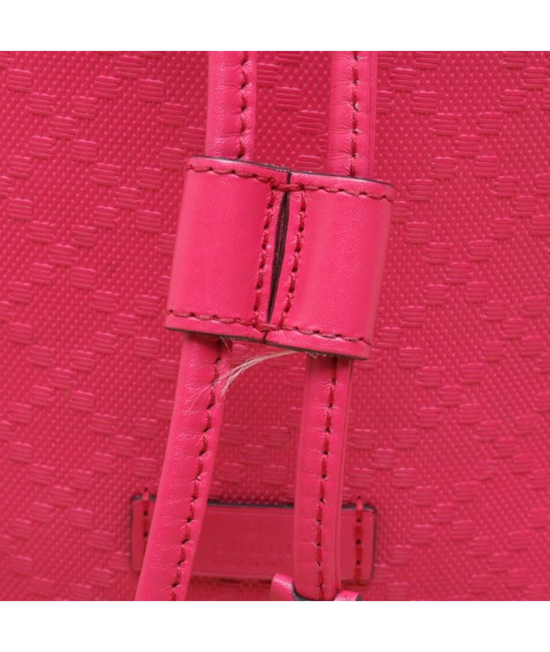 GUCCI Фуксия кожаная сумка через плечо, фото 8