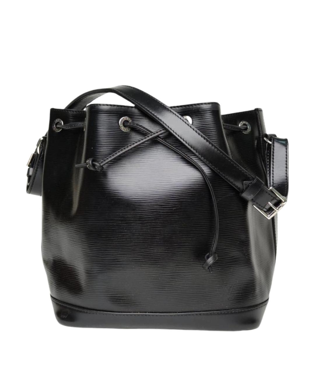 LOUIS VUITTON Черная кожаная сумка через плечо, фото 1