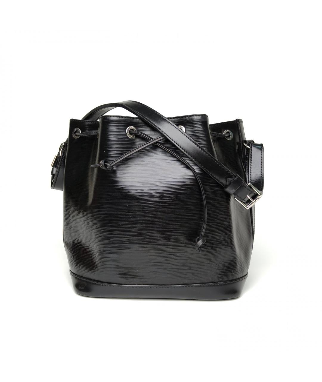 LOUIS VUITTON Черная кожаная сумка через плечо, фото 2