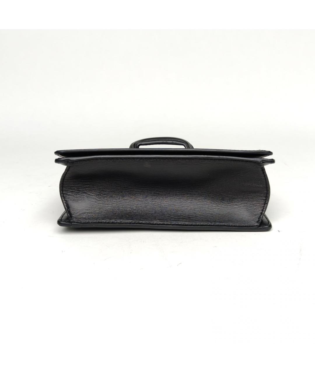 LOEWE Черная кожаная сумка через плечо, фото 6