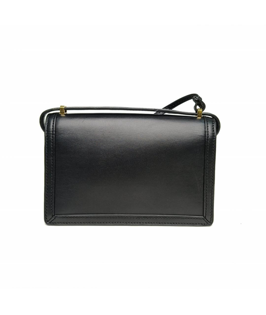 LOEWE Черная кожаная сумка через плечо, фото 4