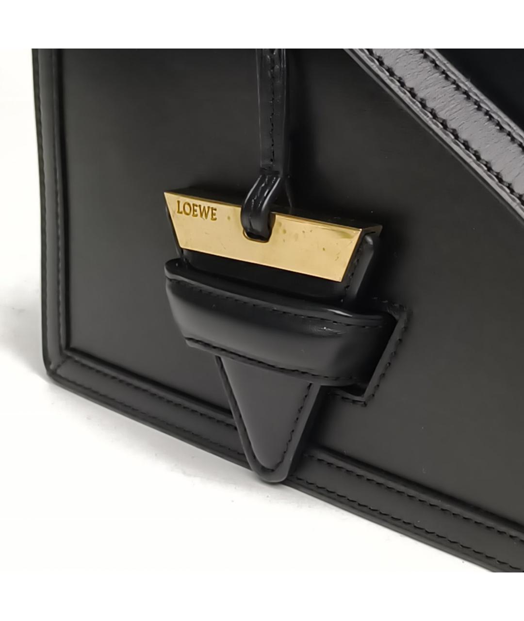 LOEWE Черная кожаная сумка через плечо, фото 7