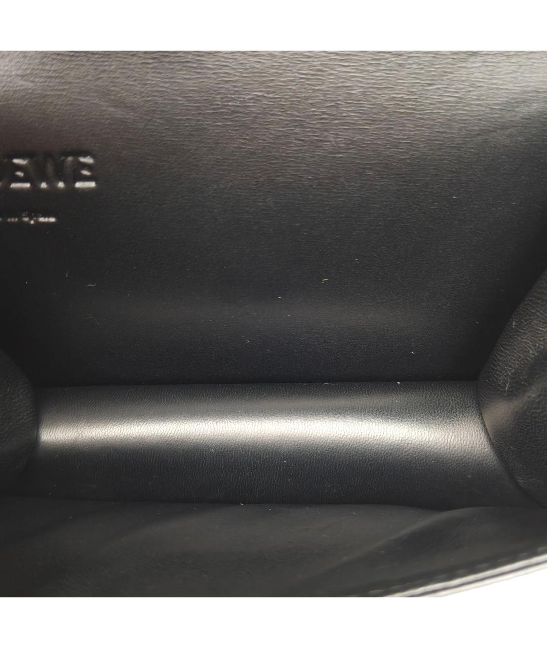 LOEWE Черная кожаная сумка через плечо, фото 8