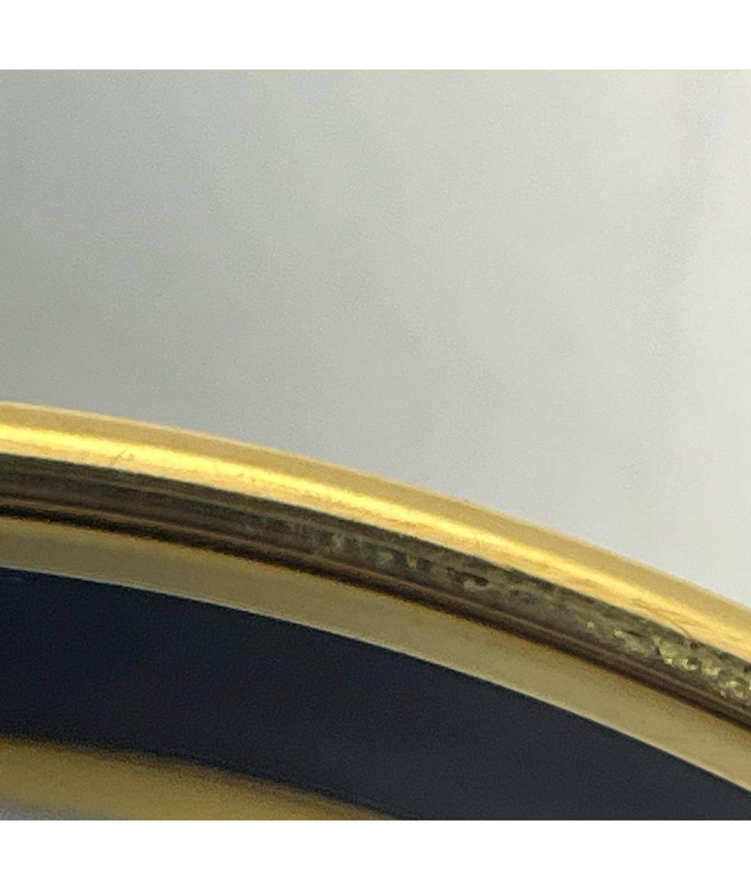 HERMES Золотой металлический браслет, фото 5