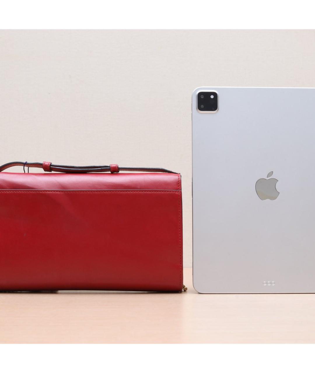 GUCCI Красная кожаная сумка через плечо, фото 7