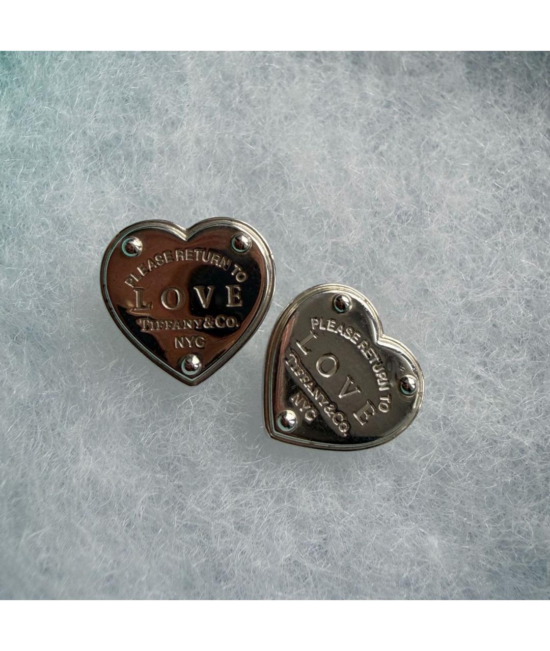 TIFFANY&CO Серебряные серебряные серьги, фото 3