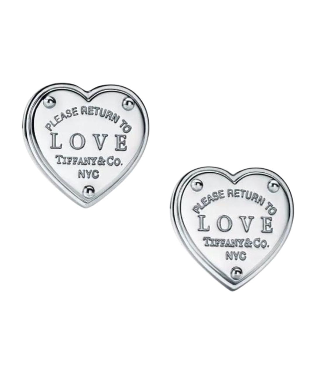 TIFFANY&CO Серебряные серебряные серьги, фото 1