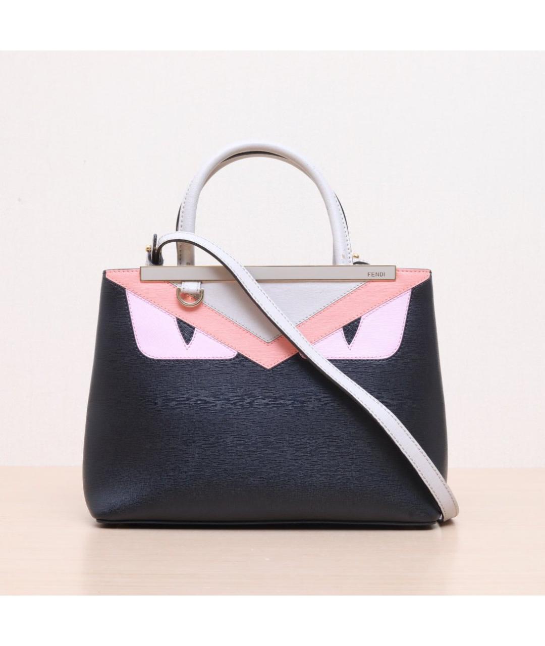 FENDI Мульти кожаная сумка с короткими ручками, фото 3