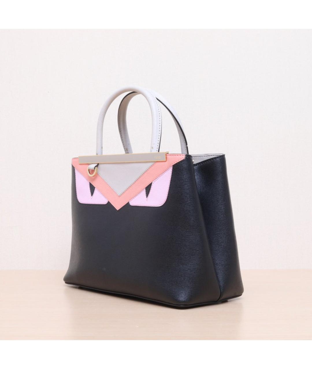 FENDI Мульти кожаная сумка с короткими ручками, фото 4