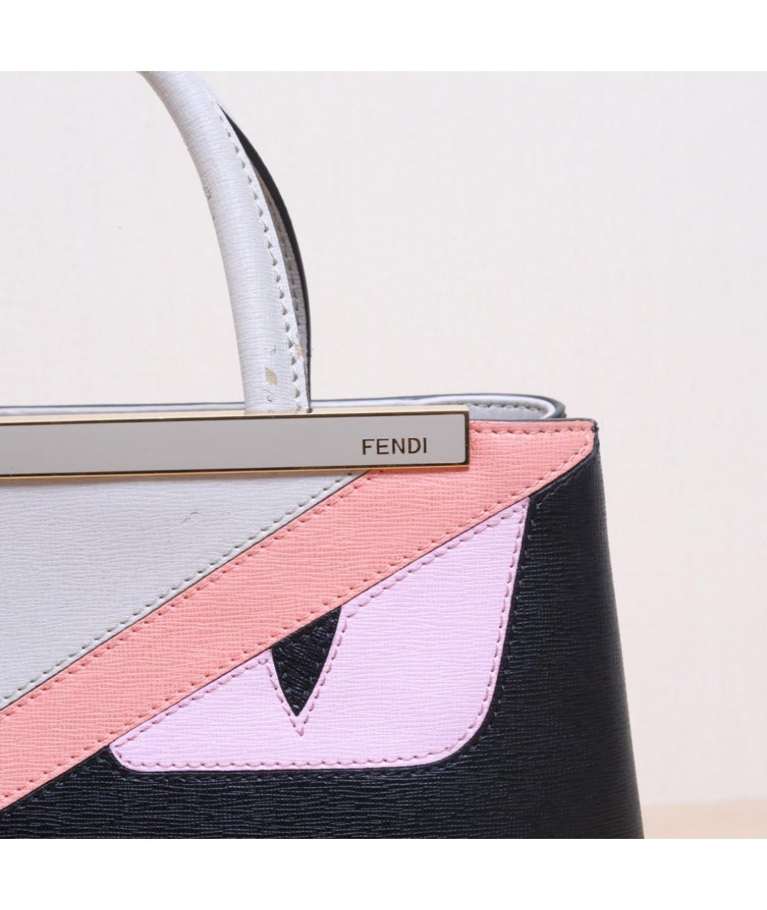 FENDI Мульти кожаная сумка с короткими ручками, фото 8