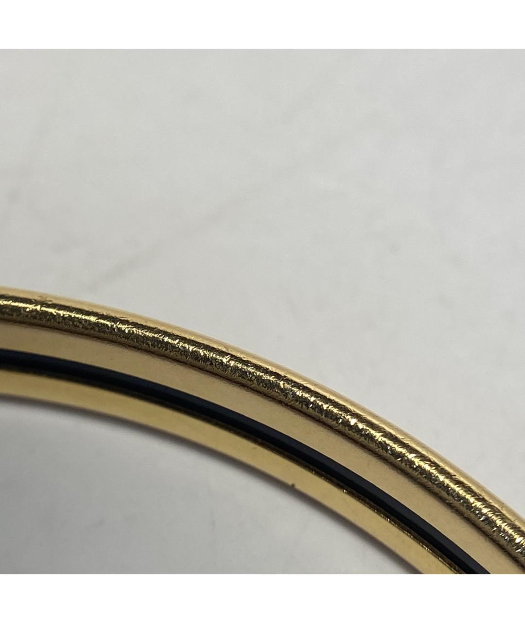 HERMES Бежевый металлический браслет, фото 7