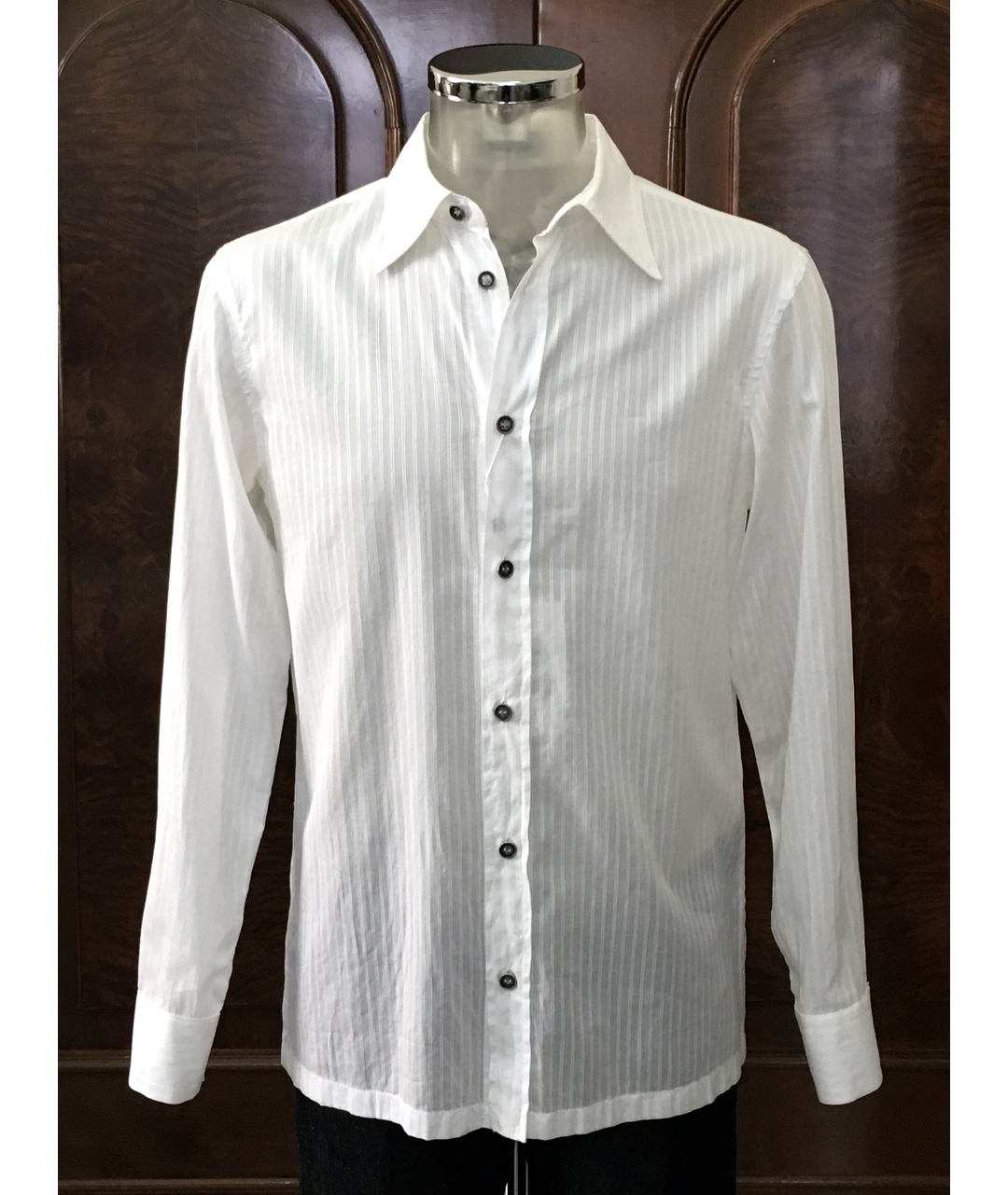 BILANCIONI Белая хлопковая кэжуал рубашка, фото 8