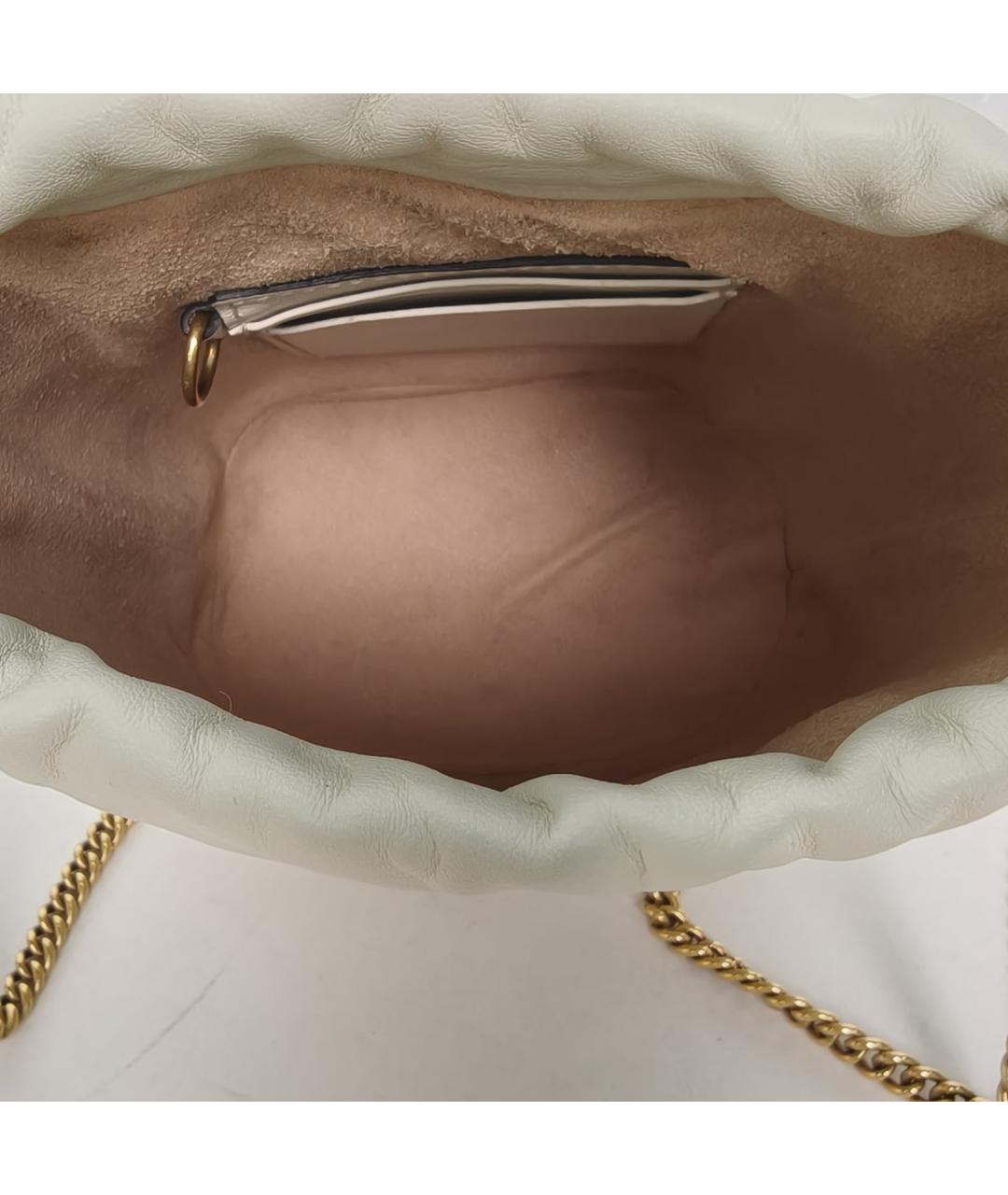 GUCCI Белая кожаная сумка через плечо, фото 8