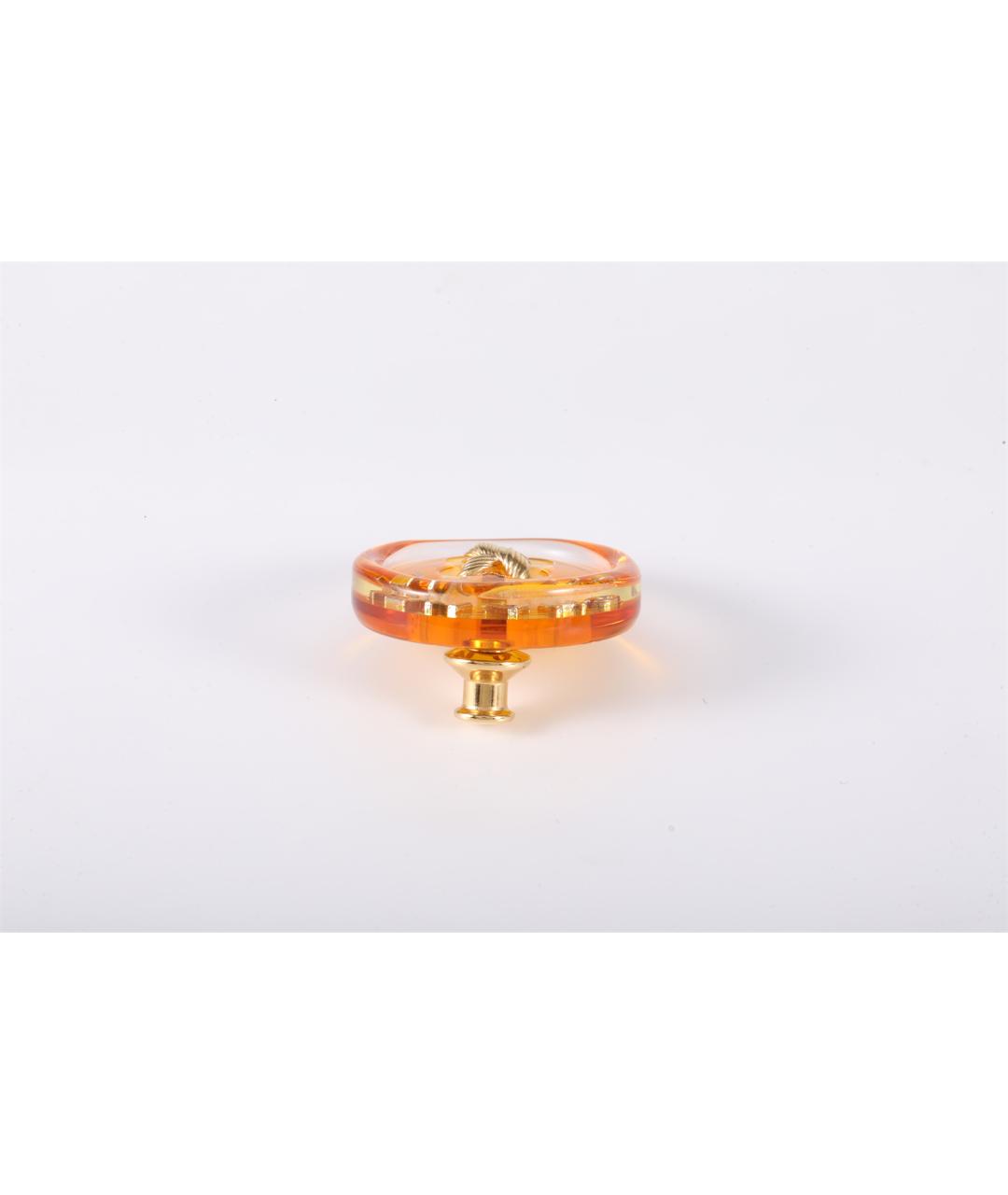 CHANEL Оранжевая металлическая булавка / брошь, фото 3